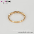 15004 Cheap price high quality channel setting colorful zircon women simple gold ring